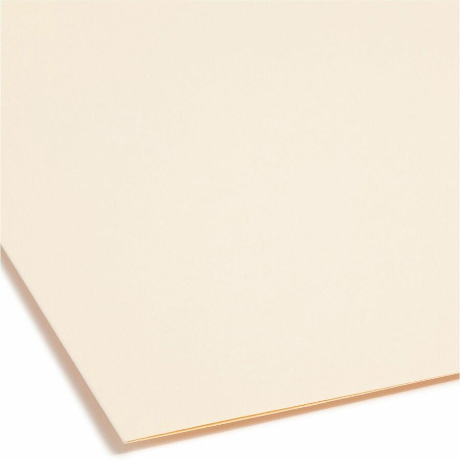 Smead SuperTab 1/3 Tab Cut Letter Recycled Fastener Folder - 8 1/2’’ x 11’’ - 3/4’’ Expansion - 2 2K Fastener(s)