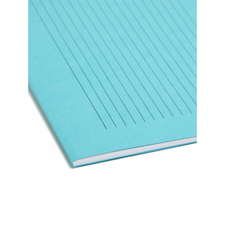 Smead SuperTab 1/3 Tab Cut Letter Recycled Fastener Folder - 8 1/2’’ x 11’’ - 1 2K Fastener(s) - Top Location - 11 pt.
