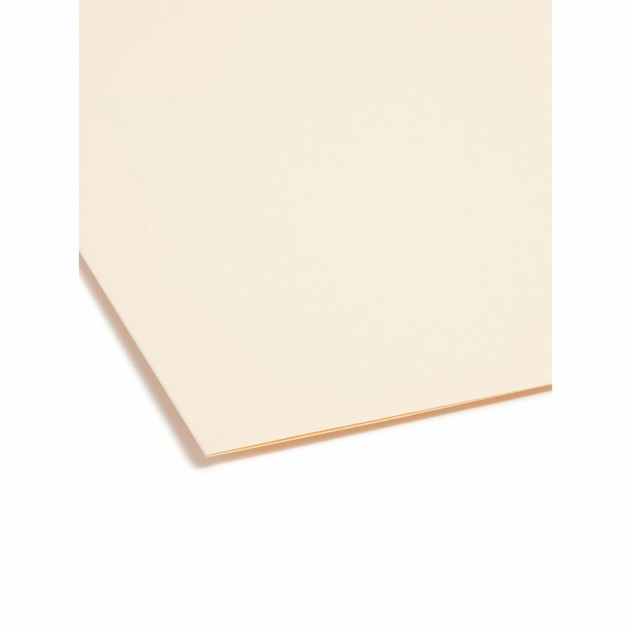 Smead SuperTab 1/3 Tab Cut Letter Recycled Fastener Folder - 8 1/2’’ x 11’’ - 3/4’’ Expansion - 2 2K Fastener(s)