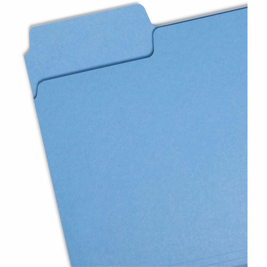 Smead SuperTab 1/3 Tab Cut Letter Recycled Top Tab File Folder - Left