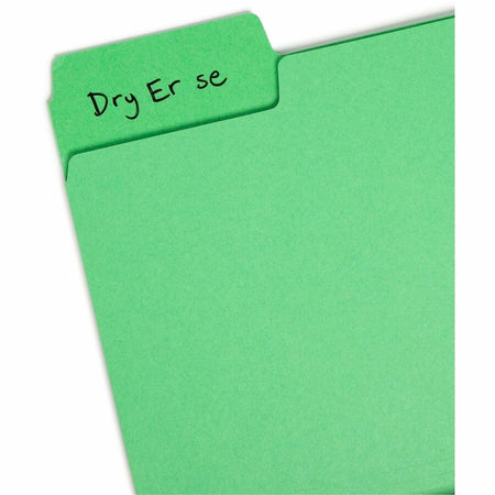 Smead SuperTab 1/3 Tab Cut Letter Recycled Top Tab File Folder - Top