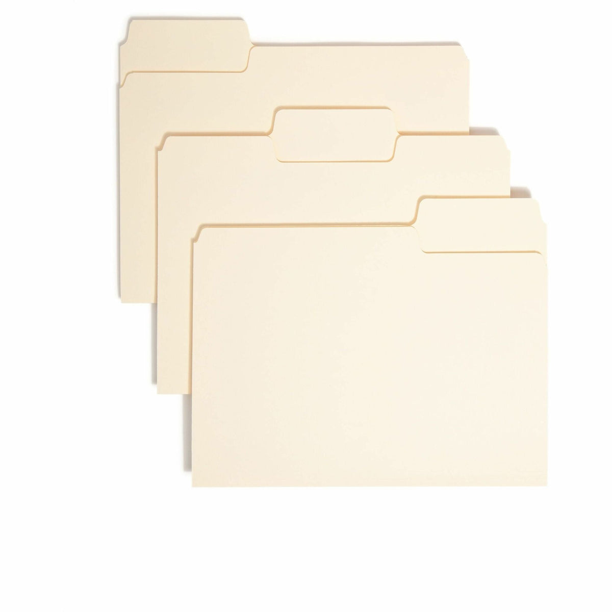 Smead SuperTab 1/3 Tab Cut Letter Recycled Top Tab File Folder - 2000