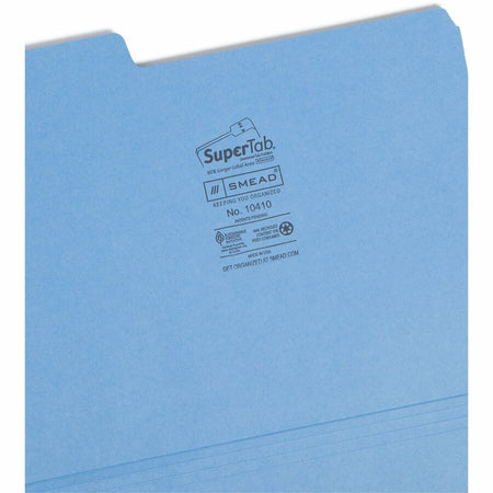 Smead SuperTab 1/3 Tab Cut Letter Recycled Top Tab File Folder - Alternate-Image3