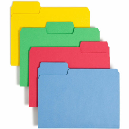 Smead SuperTab 1/3 Tab Cut Letter Recycled Top Tab File Folder - 2000