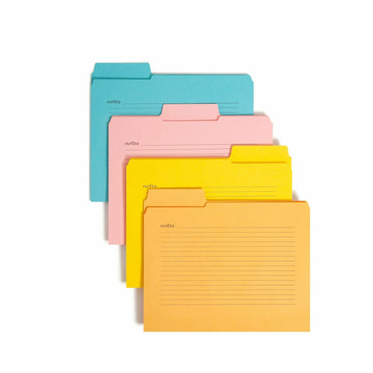 Smead SuperTab Fastener Folder - Colorful 1/3 Tab Cut - 24 Pack - Folders