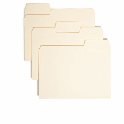 Smead SuperTab File Folders - Letter Size 1/3 Tab Cut 3/4’’ Expansion - Top