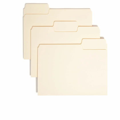 Smead SuperTab File Folders - Letter Size 1/3 Tab Cut 3/4’’ Expansion - Top