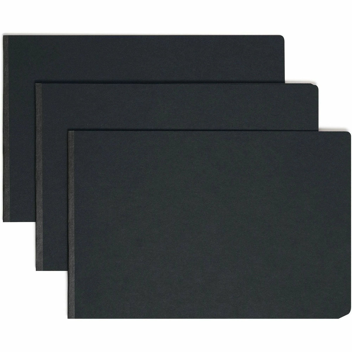 Smead Tabloid Recycled Report Cover: 11x17 3’’ Expansion Black Pressboard - Covers