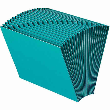 Smead Teal Expanding File: 21-Pocket Letter Size 7/8’’ Expansion - Files