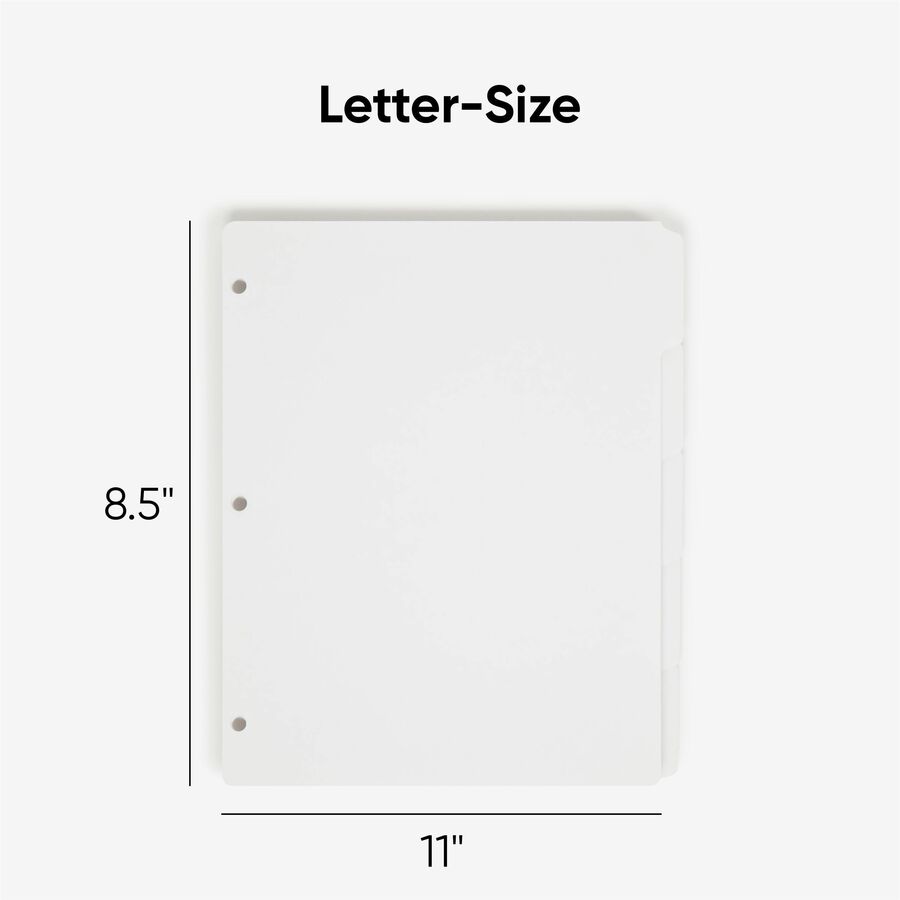Smead Three-Ring Binder Index Dividers - Alternate-Image2