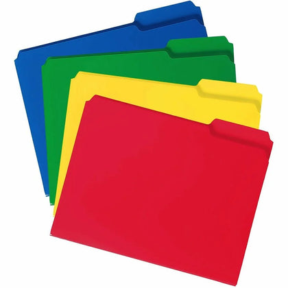 Smead Top Tab File Folders - 1/3 Cut - 3/4’’ Expansion - Assorted Colors - 24/Box