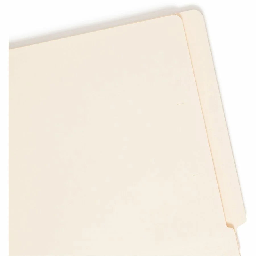Smead TUFF Straight Tab Cut Letter Recycled End File Folder - 8 1/2’’ x 11’’ - 3/4’’ Expansion - 2 2B Fastener(s)