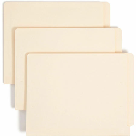 Smead TUFF Straight Tab Cut Letter Recycled End File Folder - 8 1/2’’ x 11’’ - 3/4’’ Expansion - 2 2B Fastener(s)