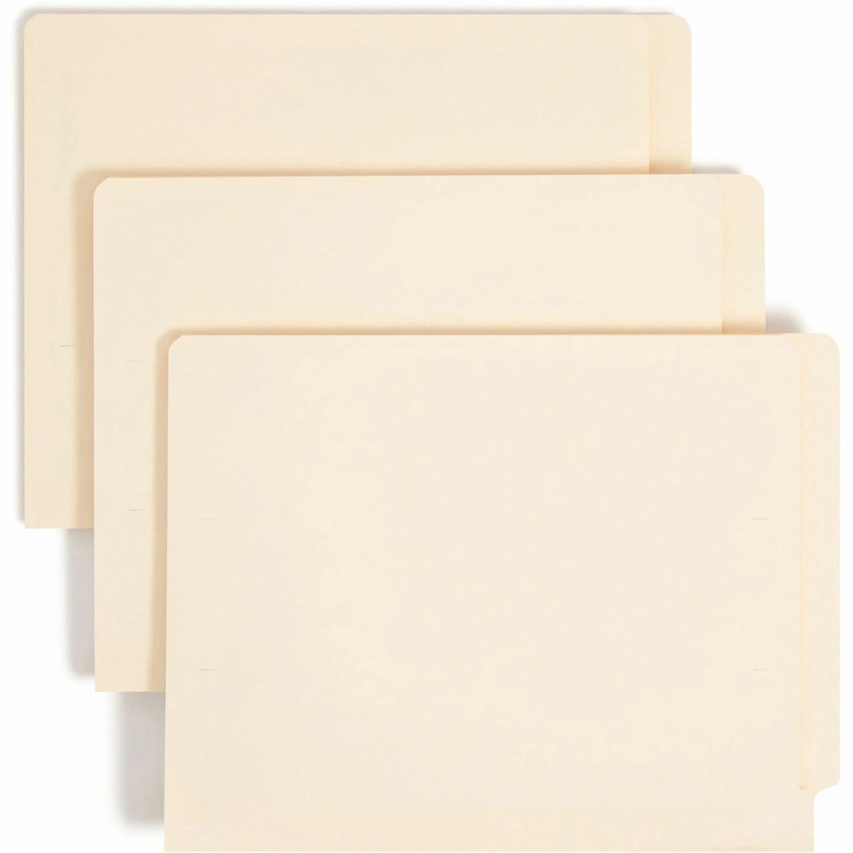 Smead TUFF Straight Tab Cut Letter Recycled End File Folder - 8 1/2’’ x 11’’ - 3/4’’ Expansion - 2 2B Fastener(s)