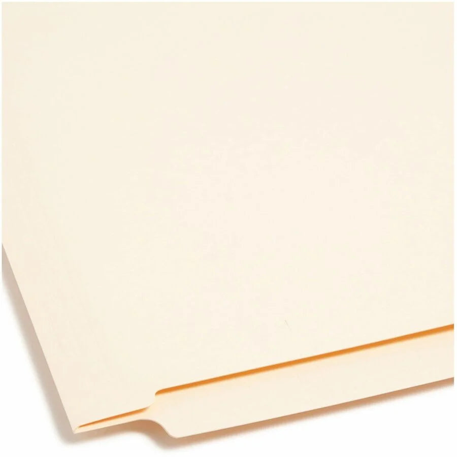 Smead TUFF Straight Tab Cut Letter Recycled End File Folder - 8 1/2’’ x 11’’ - 3/4’’ Expansion - 2 2B Fastener(s)