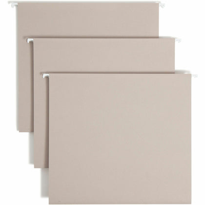 Smead TUFF Hanging Folders: Letter Size 3’’ Expansion Steel Gray - 18/Box - Folders & Accessories