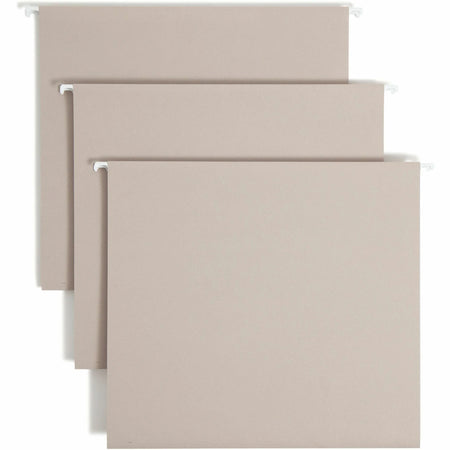 Smead TUFF Hanging Folders: Letter Size 3’’ Expansion Steel Gray - 18/Box - Folders & Accessories