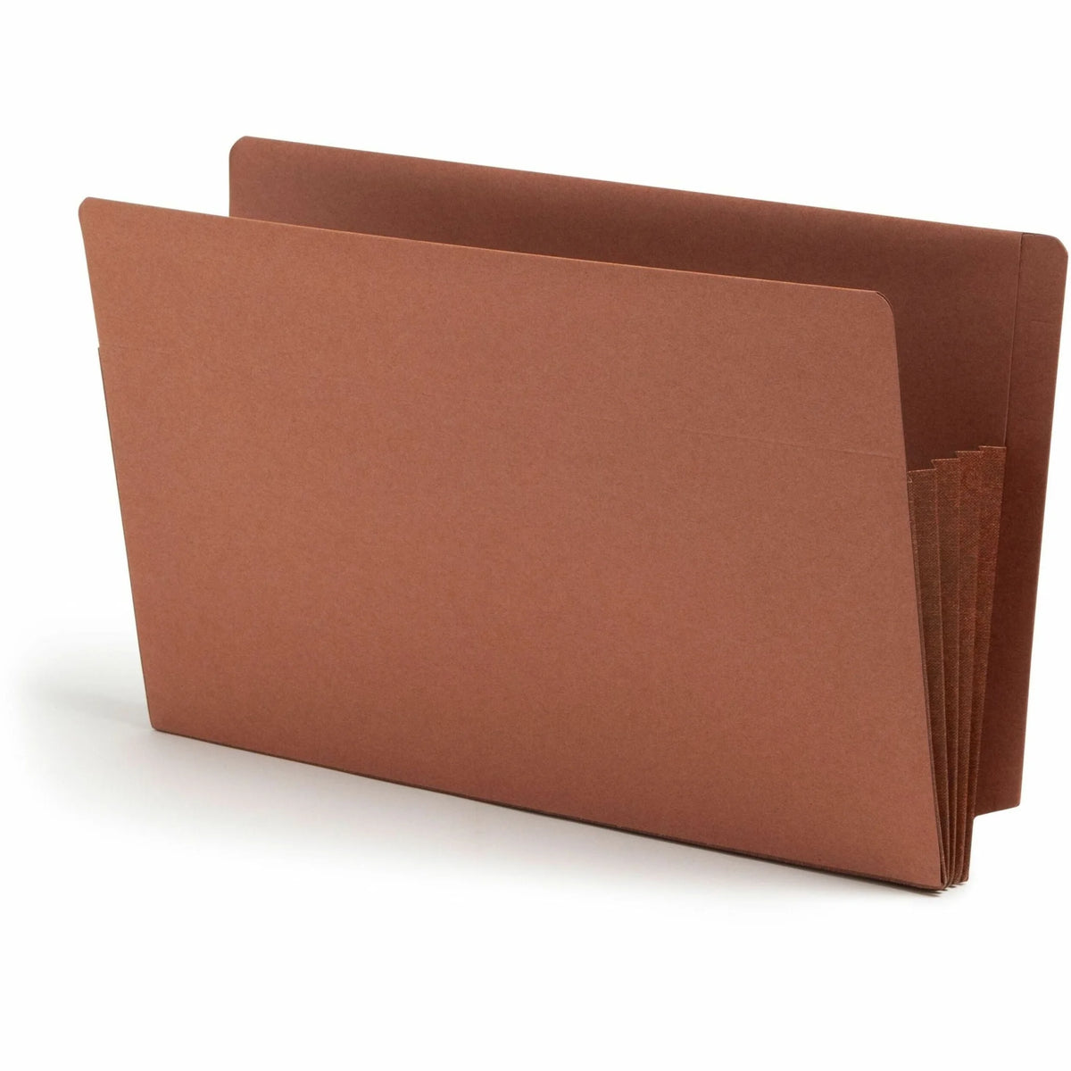 Smead TUFF Legal File Pocket: 3.5’’ Expansion Redrope - 10/Box - End Tab Folders
