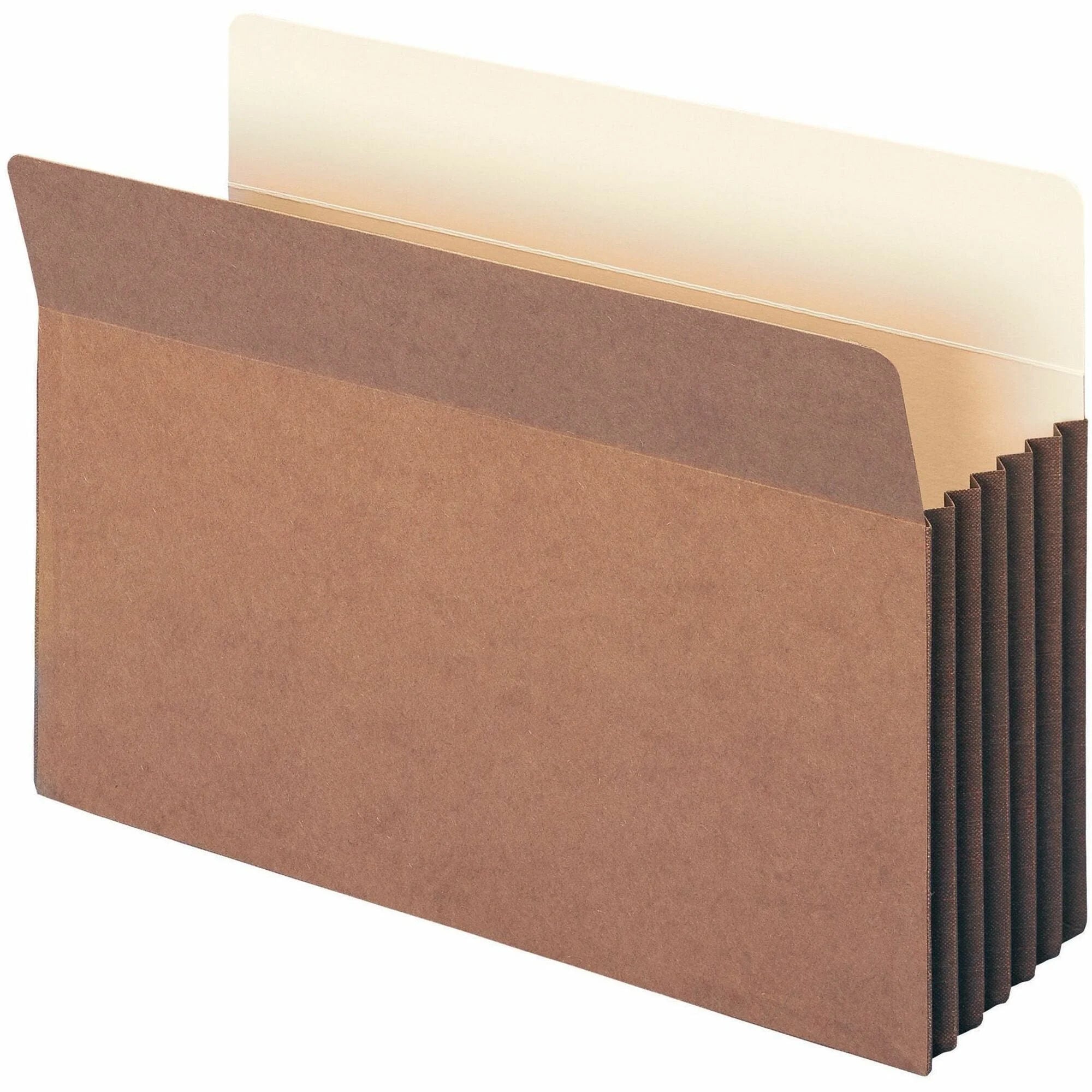 Smead TUFF Legal File Pocket - Redrope 5 1/4’’ Expansion - 10/Box - Filing Jackets & Pockets