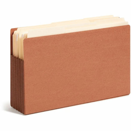 Smead TUFF Legal File Pocket: Redrope 5 1/4’’ Expansion Reinforced Tab - End Folders