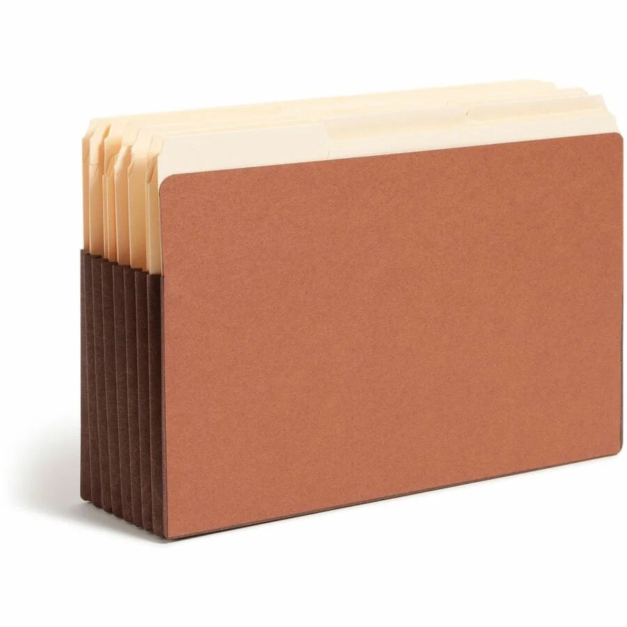 Smead TUFF Legal File Pocket: Redrope 7’’ Expansion 12.5 pt. - 30% Recycled - Filing Jackets & Pockets