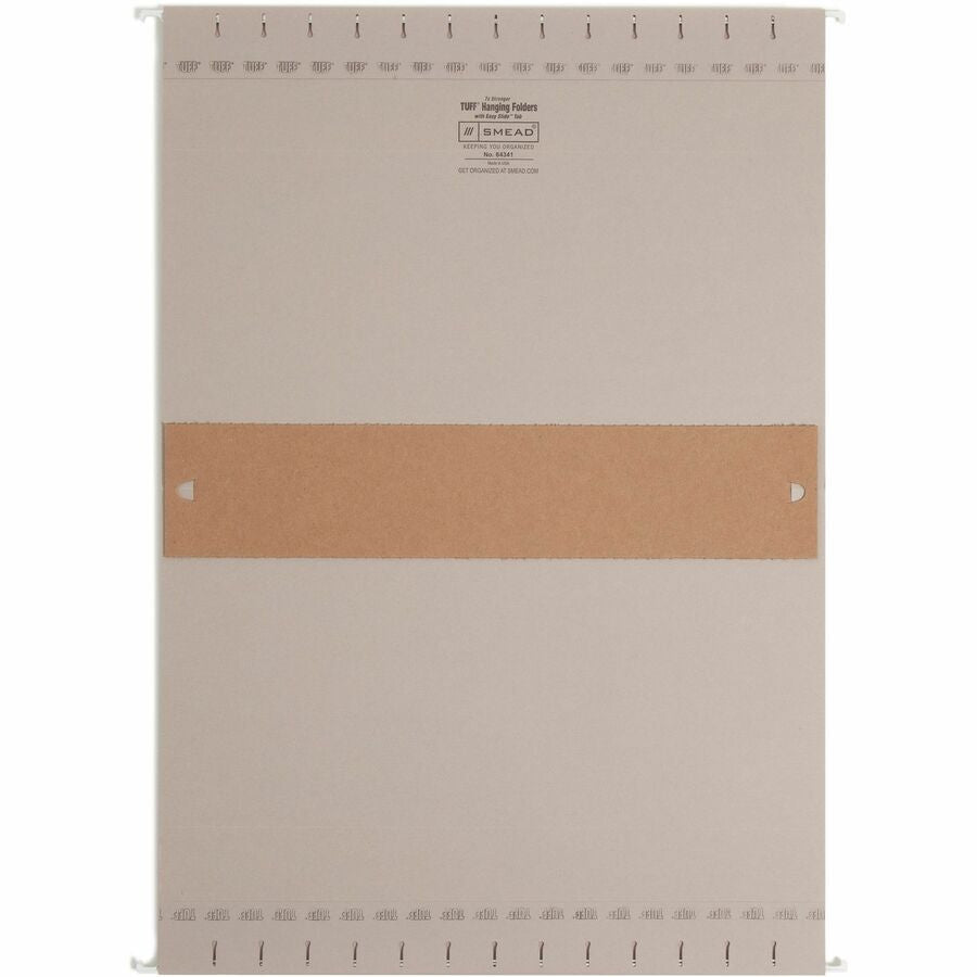 Smead TUFF Legal Hanging Folders - 3’’ Expansion - Steel Gray - 18/Box - & Accessories
