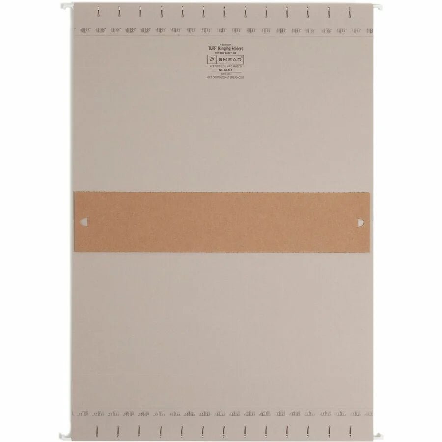 Smead TUFF Legal Hanging Folders - 3’’ Expansion - Steel Gray - 18/Box - & Accessories