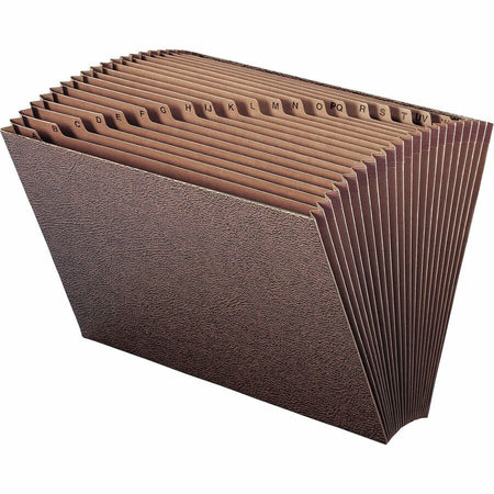 Smead TUFF Legal Recycled Expanding File - 8 1/2’’ x 14’’ - 7/8’’ Expansion - 21 Pocket(s) - Redrope - Files