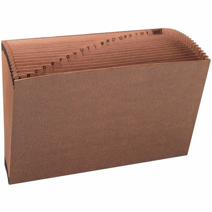 Smead TUFF Legal Recycled Expanding File - Durable 21-Pocket Redrope Organizer - Files