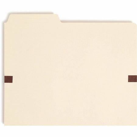 Smead TUFF Pocket 2/5 Tab Cut Letter Recycled File - 8 1/2’’ x 11’’ - 1’’ Expansion - Top Location - Right Position