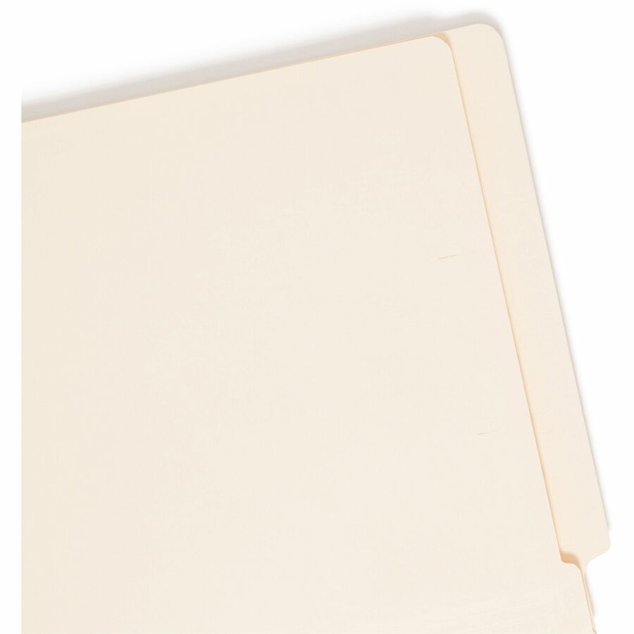 Smead TUFF Straight Tab Cut Letter Recycled End File Folder - 8 1/2’’ x 11’’ - 3/4’’ Expansion - 2 2B Fastener(s)
