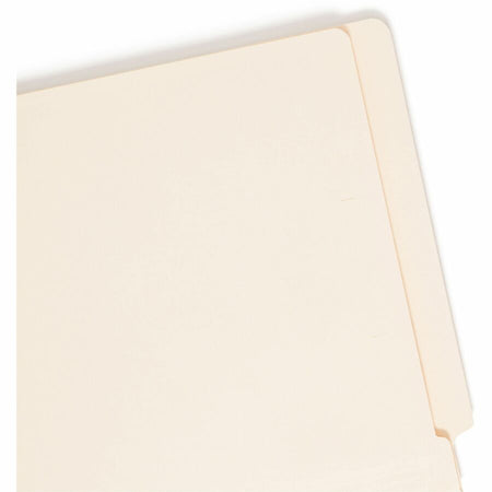 Smead TUFF Straight Tab Cut Letter Recycled End File Folder - 8 1/2’’ x 11’’ - 3/4’’ Expansion - 2 2B Fastener(s)