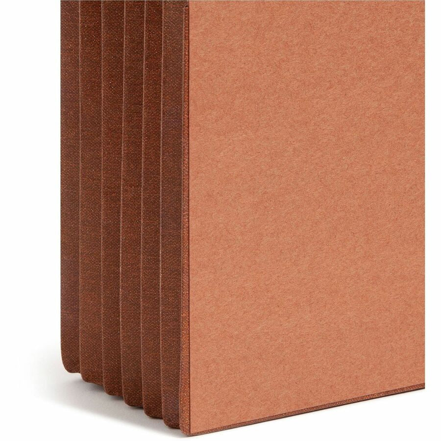 Smead TUFF Straight Tab Cut Letter Recycled File Pocket - 8 1/2’’ x 11’’ - 5 1/4’’ Expansion - 16.5 pt. - 2 Plys