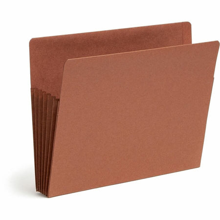 Smead TUFF Straight Tab Cut Letter Recycled File Pocket - 8 1/2’’ x 11’’ - 5 1/4’’ Expansion - 16.5 pt. - 2 Plys