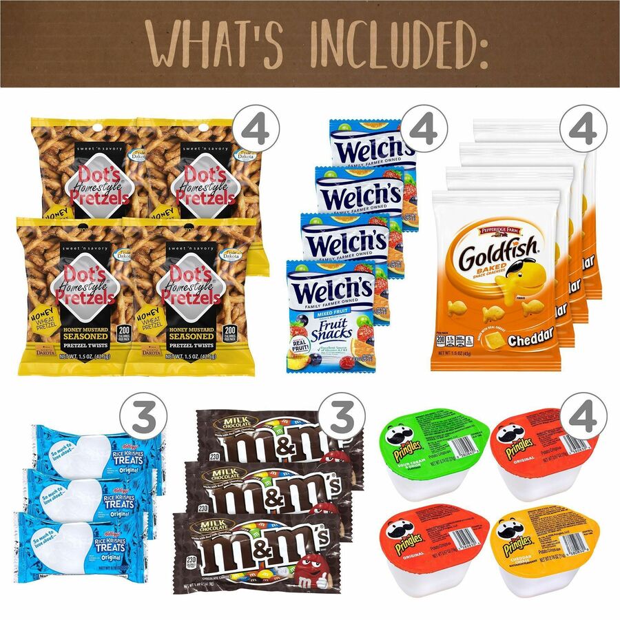 Snack Box Pros Big Party Snack Box - Front