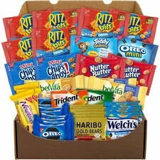 Snack Box Pros Care Package: Assorted Snacks - 40/Carton