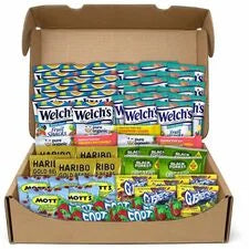 Snack Box Pros Fruit Snacks Variety - Dairy-free Assorted Pack