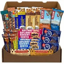 Snack Box Pros Healthy Bar - Assorted Variety - 21 Bars - Snacks