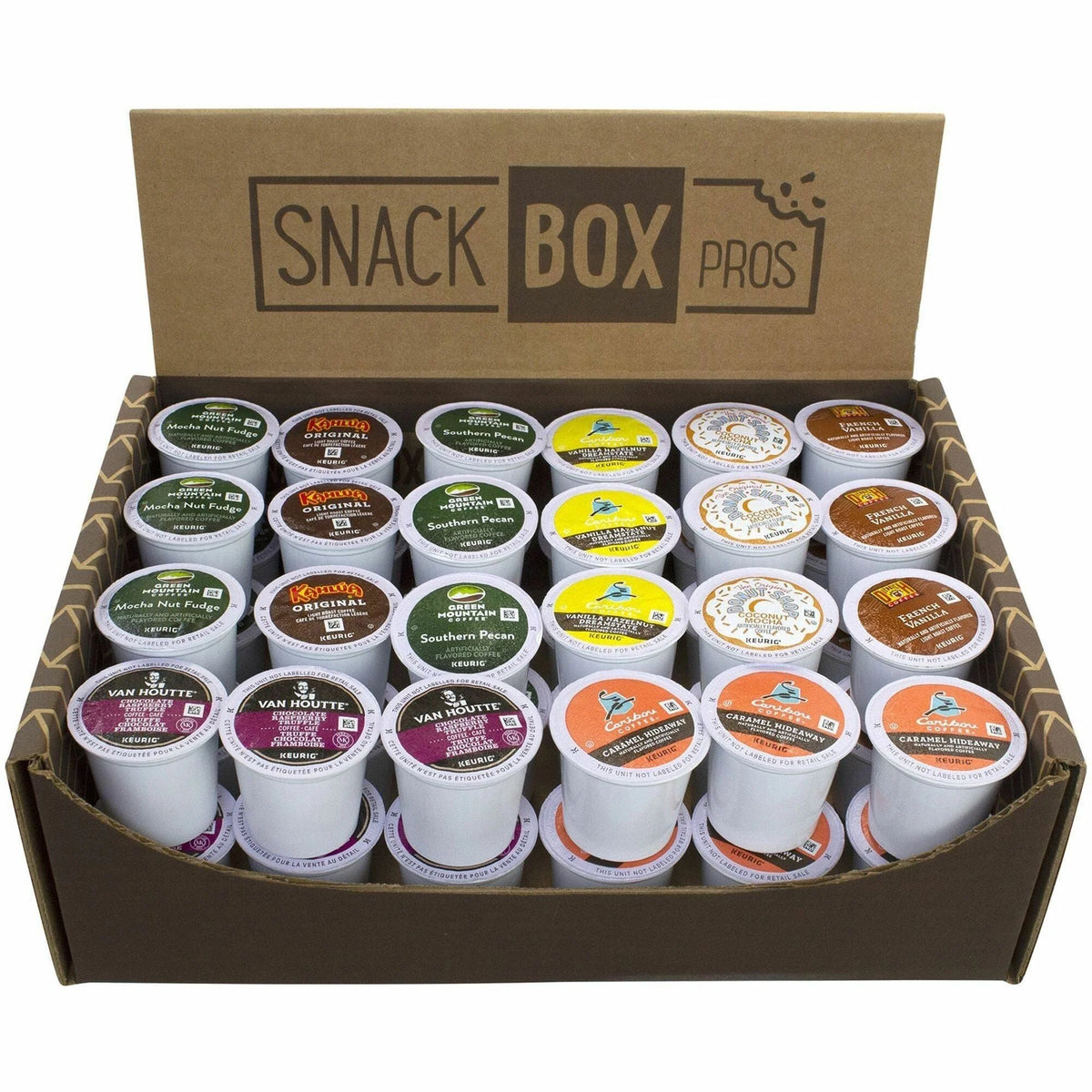 Snack Box Pros K-Cup Favorite Flavors Assortment - Compatible with Keurig Brewer - Coffee