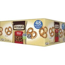 Snyder’s Fat Free Mini Pretzels - 1.50 oz Carton - 48 Pack - Snacks
