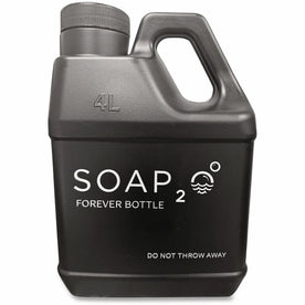 SOAP2O Forever Bottle 1 gal Dispenser for Hand Soap - Black - Soaps/Cleaners