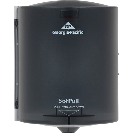 SofPull Centerpull Paper Towel Dispenser - Regular Capacity - Easy-to-load - Translucent Smoke - Dispensers