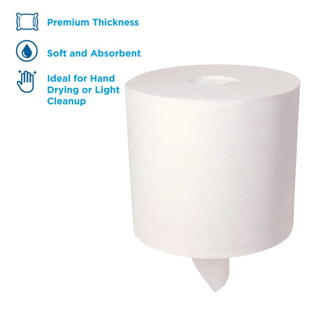 SofPull High-Capacity Paper Towels - 560 Sheets/Roll - White - 4/Carton
