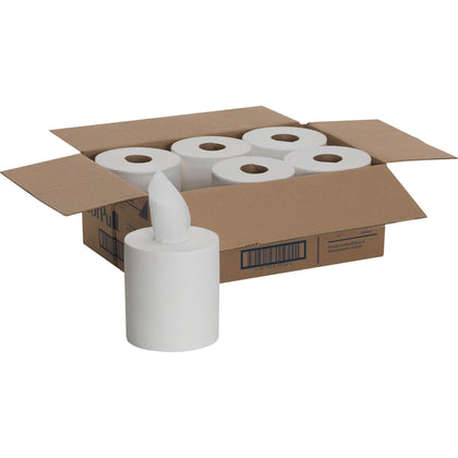 SofPull Regular Capacity Paper Towels - 1 Ply - 320 Sheets - White - 6/Carton