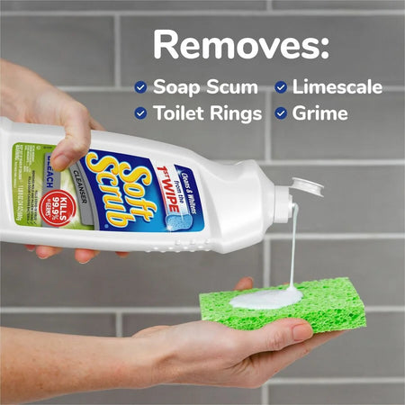 Soft Scrub Bleach Cleanser: Multipurpose 24 fl oz - Fresh Scent - Cleaners