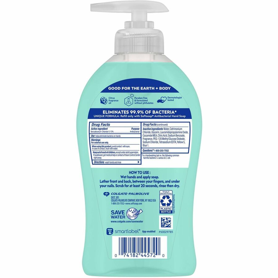 Softsoap Antibacterial Soap Pump - Rear