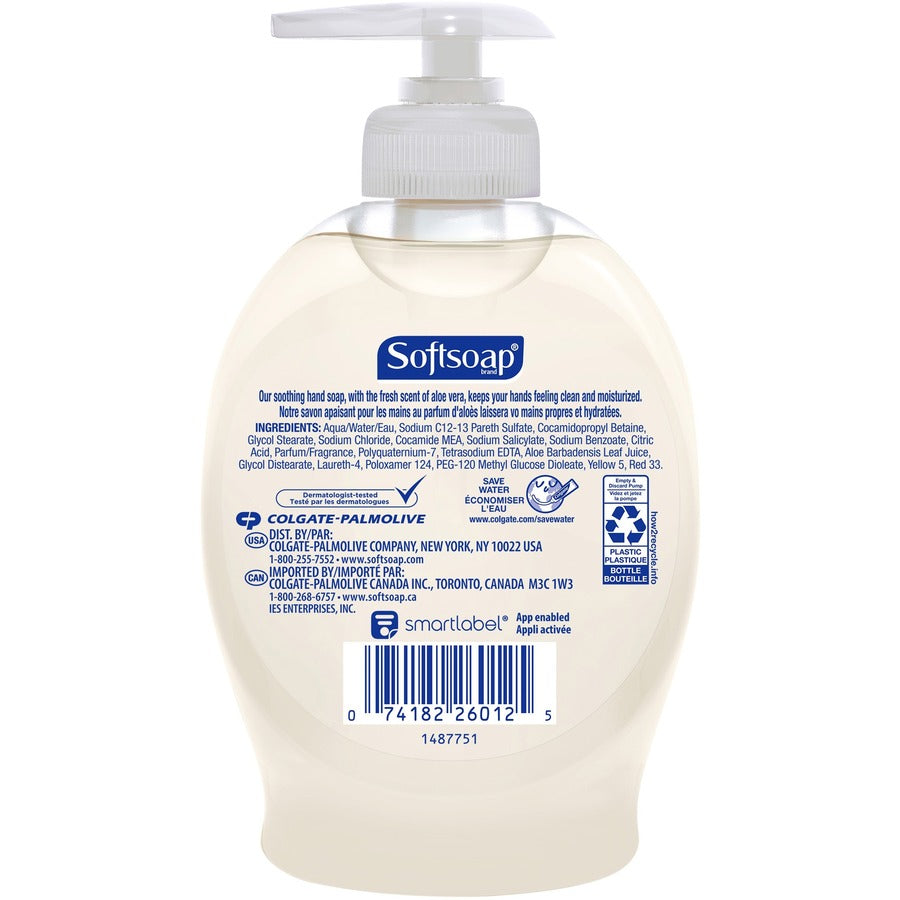 Softsoap Soothing Liquid Hand Soap Pump - Rear