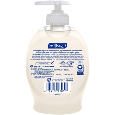 Softsoap Soothing Liquid Hand Soap Pump - Rear