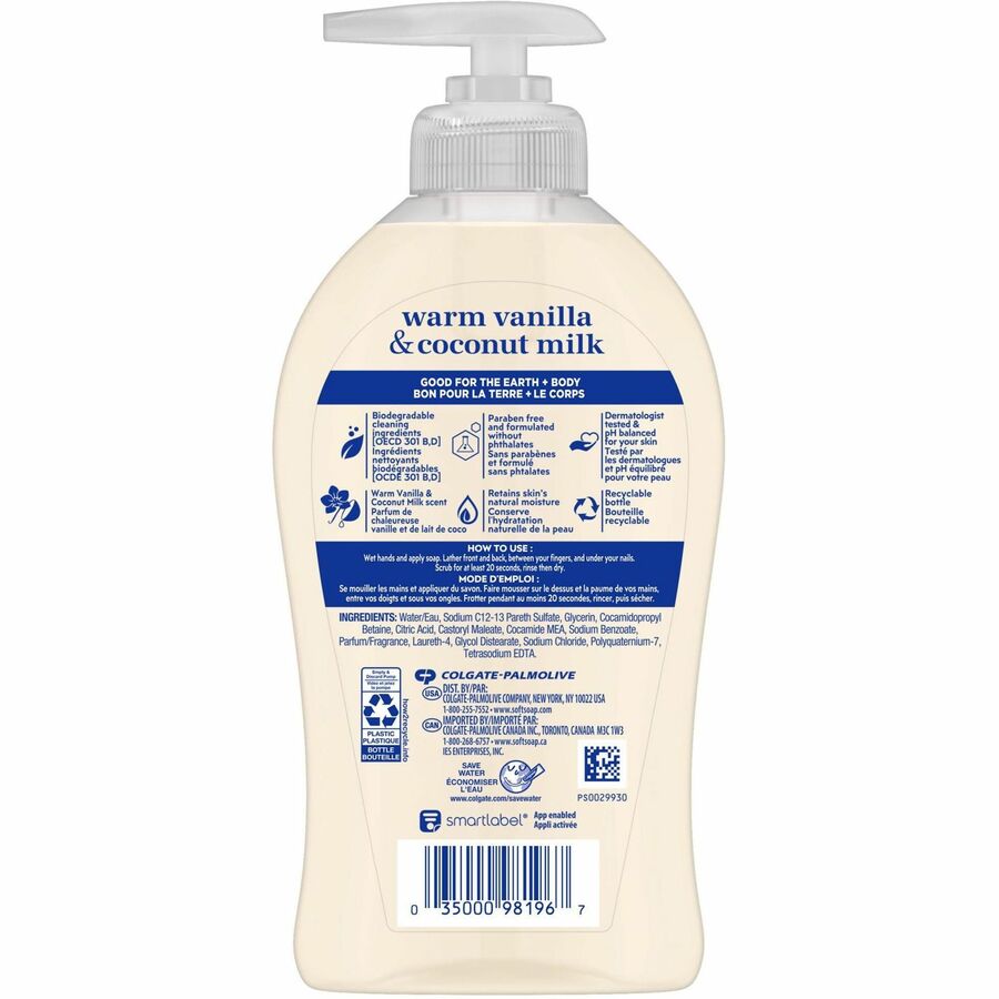 Softsoap Warm Vanilla Hand Soap - Rear