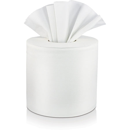 Solaris Paper Livi VPG Select Center Pull Towel - 2 Ply - White - 6 Rolls - 660 Sheets - 6/Carton - Towels